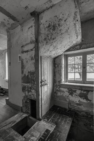 Kitchen stair enclosure